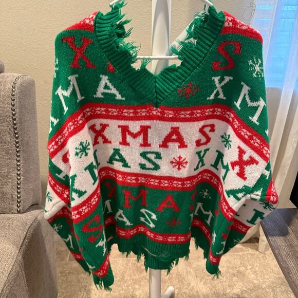 Planet Gold fringe Christmas sweater - Picture 2 of 3